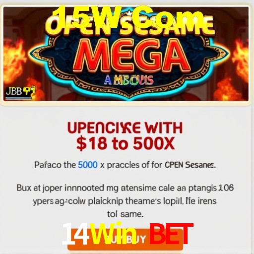 Interface do App 14Win Bet